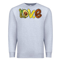 Heather Grey love avocado Premium Sweatshirt - BarkalooDesign