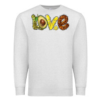 Oatmeal Heather love avocado Premium Sweatshirt - BarkalooDesign