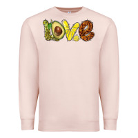 Pale Pink love avocado Premium Sweatshirt - BarkalooDesign
