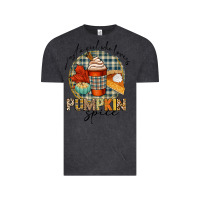 Vintage Black just a girl who loves pumpkin spice Vintage Tee - CowGirlArtShop
