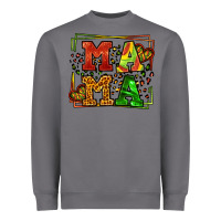 Storm juneteenth leopard frame mama Mother's Day Heavyweight Sweatshirt - LillyAllenDesigns