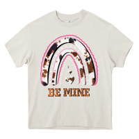 Cream Valentines Day Rainbow, Valentines Day Rainbow Cowhide, Heavy Core Tee - Bettercallsaul