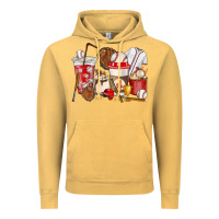 Vintage Mustard Baseball coffee cups Vintage Hoodie - HowdyJamesFarm