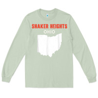 Matcha shaker heights ohio usa state america travel ohioan Long Sleeve Tee - trangStudio