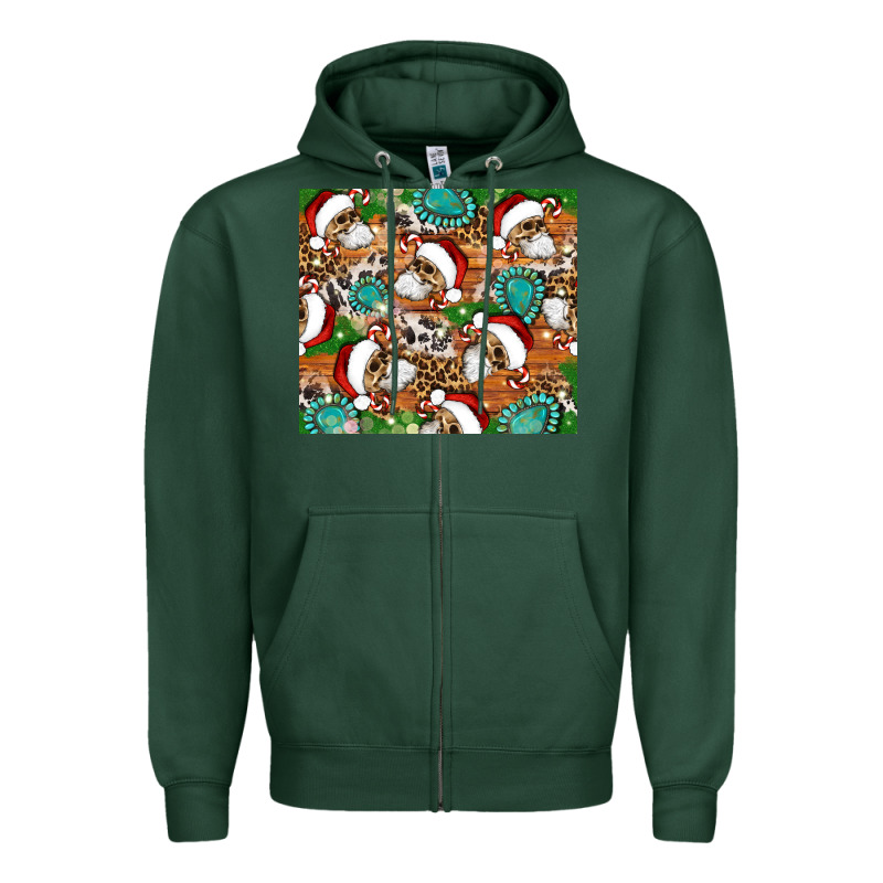 Santa Skeleton Christmas Tumbler Zipper Hoodie by Artiststas | Teevron