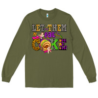 Army Green let them eat cake olivia Long Sleeve Tee - OliviaCreatesArt