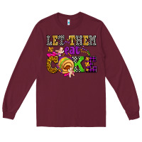 Burgundy let them eat cake olivia Long Sleeve Tee - OliviaCreatesArt