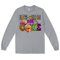 Heather Grey let them eat cake olivia Long Sleeve Tee - OliviaCreatesArt