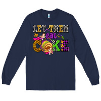 Navy let them eat cake olivia Long Sleeve Tee - OliviaCreatesArt