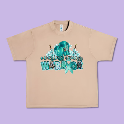 Ovarian Cancer Warrior Urban Heavy Tee Designed By Cowgirlartshop