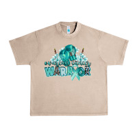 French Oak ovarian cancer warrior Urban Heavy Tee - CowGirlArtShop