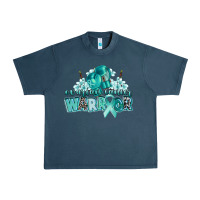 Midnight Navy ovarian cancer warrior Urban Heavy Tee - CowGirlArtShop