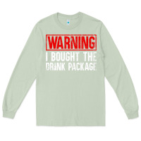 Matcha Mens Warning I Bought The Drink Package Cruise Shirts [Men] Long Sleeve Tee - trangStudio