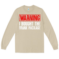 Mushroom Mens Warning I Bought The Drink Package Cruise Shirts [Men] Long Sleeve Tee - trangStudio