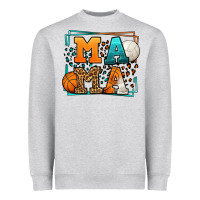 Heather Grey Basketball and Volleyball mama Mother's Day Heavyweight Sweatshirt - LillyAllenDesigns