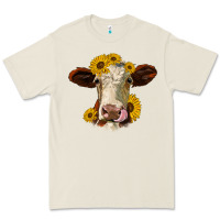 Bone hereford cattle sunflowers heifer Premium Tee - Jasminsmagicworld