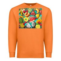 Carrot summer fruits Premium Sweatshirt - BarkalooDesign