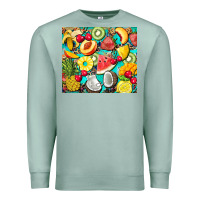 Seafoam summer fruits Premium Sweatshirt - BarkalooDesign