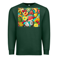 Sports Green summer fruits Premium Sweatshirt - BarkalooDesign