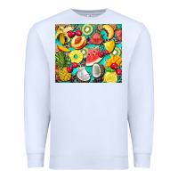White summer fruits Premium Sweatshirt - BarkalooDesign