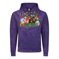 Cloud Purple I dig Easter Day Vintage Hoodie - CowGirlArtShop