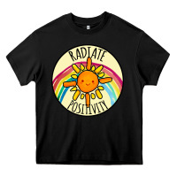 Black Radiate Positivity Heavy Core Tee - Bettercallsaul