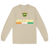 Mushroom Cote d_Ivoire National Flag Ivory Coast Coat Of Arms Gift Long Sleeve Tee - trangStudio