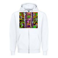 White Spooky Zipper Hoodie - Artiststas