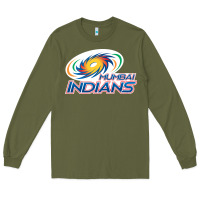 Army Green mumbai indians Long Sleeve Tee - trangStudio