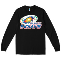 Black mumbai indians Long Sleeve Tee - trangStudio