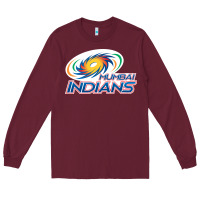 Burgundy mumbai indians Long Sleeve Tee - trangStudio