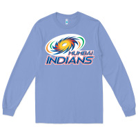 Colony Blue mumbai indians Long Sleeve Tee - trangStudio