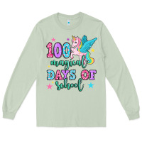 Hundred Magical Days Of School Unicorn Long Sleeve Tee | Teevron