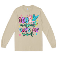 Mushroom hundred magical days of school unicorn Long Sleeve Tee - OliviaCreatesArt