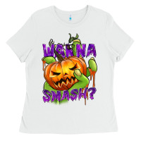 White Wanna Smash? Ladies Tee - texasbilliewilder