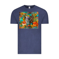 Vintage Denim fall heifer cows Vintage Tee - RanaPortraitStore