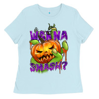 Baby Blue Wanna Smash? Ladies Tee - texasbilliewilder
