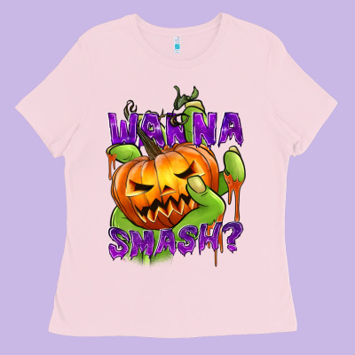Wanna Smash? Ladies Tee Designed By Texasbilliewilder