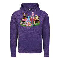 Cloud Purple Easter gnomies truck  Easter Day Vintage Hoodie - CowGirlArtShop