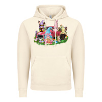 Vintage Artic Easter gnomies truck  Easter Day Vintage Hoodie - CowGirlArtShop