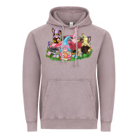 Vintage Zinc Easter gnomies truck  Easter Day Vintage Hoodie - CowGirlArtShop
