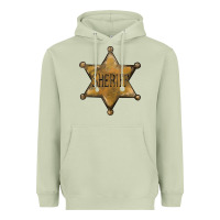 Matcha sheriff star Heavyweight Hoodie - BarkalooDesign