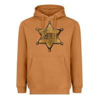 Sheriff Star Heavyweight Hoodie | Teevron