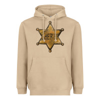Mushroom sheriff star Heavyweight Hoodie - BarkalooDesign
