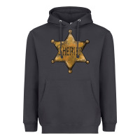 Smoke sheriff star Heavyweight Hoodie - BarkalooDesign