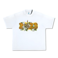 White 2023 skeleton middle finger new year Urban Heavy Tee - CowGirlArtShop