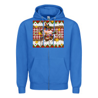 True Royal Stacked Christmas Farm Zipper Hoodie - Artiststas