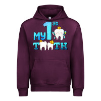 Mauve Wine my first tooth with teeth Urban Hoodie - AdoDesignShop