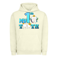 Pigment Pistachio my first tooth with teeth Urban Hoodie - AdoDesignShop