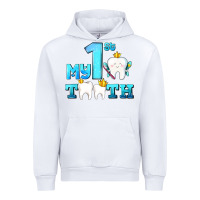 White my first tooth with teeth Urban Hoodie - AdoDesignShop